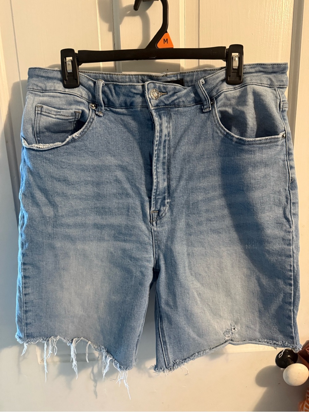 RISEN Light Wash Denim Shorts - 2XL